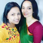 Sreevidya Nair Instagram - So schedule wind-up.... Very happy to work with uh samvrutha chechi... @samvritha_sunil Mahe, India