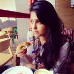 Sreevidya Nair Instagram - The expression on my face shows tht.😵😵😵. im not happy with my veg diet... 😂😂😂😂 ##CCD##traveldiary ## Kerala
