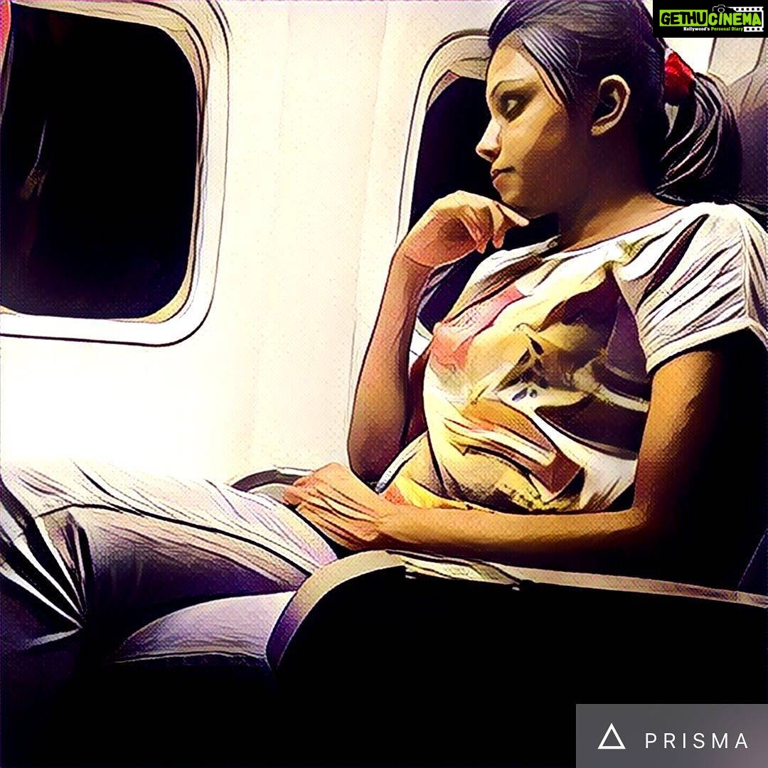 Sreevidya Nair Instagram - Aa prisma pic... Flight click..