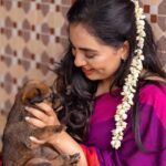 Srushti Dange Instagram - Sru X puppy 🐶 Cutest thing ever 💯