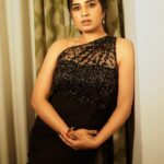 Srushti Dange Instagram - ⚫️ it’s an unstoppable force♠️ Design by @sameenasofficial MUA💄 @mac3makeoverstudio & team Styled by @navadevi.rajkumar Photographer by @jay_editz_ @moxieforum