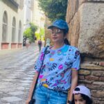 Sshivada Instagram - Thallumaala Style 😉😉 @tovinothomas 😂😉😊😍 📸 @annuk529 #spain #seville #thallumaala #momdaughter #vaccationmode #happyus #familytime Seville, Spain