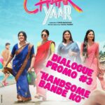 Swara Bhaskar Instagram - Thora Thora Hindi and bohot saari masti! Totally get @shikhatalsania kyuki aise handome ladke ko toh koi dimaag ki paidal ladki hi chod sakti hai 😂 The Chaar Yaars are out and about and ready to take you onto the most epic #GirlsTripOfTheYear 🥂 #JahaanChaarYaar, In Cinemas on 16th September 2022 @shikhatalsania @mehervij786 @poojachopraofficial @sanjeevchaturvediofficial @bachchan.vinod @soundrya.production @drtarangkrishna @mikasingh @kamalpandey_7 @timesmusichub @penmovies @jayantilalgadaofficial #penmarudhar @jahaanchaaryaar