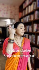Swara Bhaskar Instagram - Dheett of the world unite! #ढीट #थेथर #instareels #trending #bollywood #bollywoodmovies #bollywoodnews #selflove #saree #sareelove #sareenotsorry #sareedraping #sareelover
