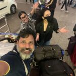 Swara Bhaskar Instagram - Cairo calling! ✨🌎✈️ Loving @ddevesharma ‘s change of expression as he realises we have to take all those suitcases in 😬🤣🤗 #travelgram Mumbai international airport