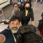Swara Bhaskar Instagram - Cairo calling! ✨🌎✈️ Loving @ddevesharma ‘s change of expression as he realises we have to take all those suitcases in 😬🤣🤗 #travelgram Mumbai international airport