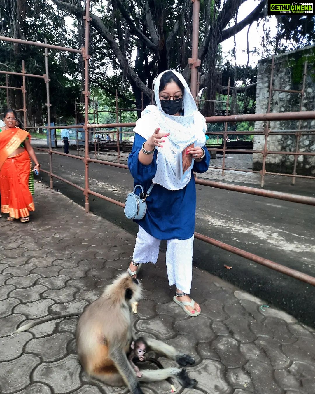 Tanushree Dutta Instagram - Meet my new friends..monkey & baby monkey 👶.. #traveldiaries
