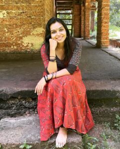 Tanvi Ram Instagram - Memories stay forever♥️ Wearing @rithuclothing #tharavad #memories #nostalgia #navami #navaratri #instagood #instagram #ınstadaily