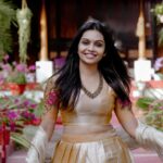 Tanvi Ram Instagram - Onam🌸 Photography - @malludronetraveller Costume - @jazaashdesignstudio Makeup - @elsamma_johnson_ Location - @ricevillagehomestay #onam #onam2022 #instagram #instagood #instapic