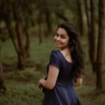 Tanvi Ram Instagram - Tree hugger☺️ @ajay__a_k #green #tanviram #instagood #instagram #instadaily #forest