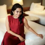Tanvi Ram Instagram - ♥️ Photography - @athul_krishna________ Costume - @korvaiindia MUA - @jo_makeup_artist Styling - @keepitstylish_by_ammu #red #tanviram #instagood #instagram #instafashion #instadaily #happy
