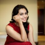 Tanvi Ram Instagram - ♥️ Photography - @athul_krishna________ Costume - @korvaiindia MUA - @jo_makeup_artist Styling - @keepitstylish_by_ammu #red #tanviram #instagood #instagram #instafashion #instadaily #happy