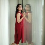 Tanvi Ram Instagram - ♥️ Photography - @athul_krishna________ Costume - @korvaiindia MUA - @jo_makeup_artist Styling - @keepitstylish_by_ammu #red #tanviram #instagood #instagram #instafashion #instadaily #happy