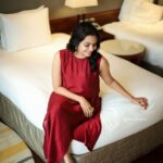 Tanvi Ram Instagram - ♥️ Photography - @athul_krishna________ Costume - @korvaiindia MUA - @jo_makeup_artist Styling - @keepitstylish_by_ammu #red #tanviram #instagood #instagram #instafashion #instadaily #happy