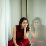 Tanvi Ram Instagram - ♥️ Photography - @athul_krishna________ Costume - @korvaiindia MUA - @jo_makeup_artist Styling - @keepitstylish_by_ammu #red #tanviram #instagood #instagram #instafashion #instadaily #happy