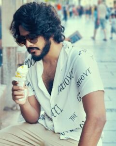Teja Sajja Instagram - Head says “go to the gym.”
Heart says “eat some ice cream.” 
My priorities are clear 🤷🏻‍♂️

#vacationmode #vacationvibes