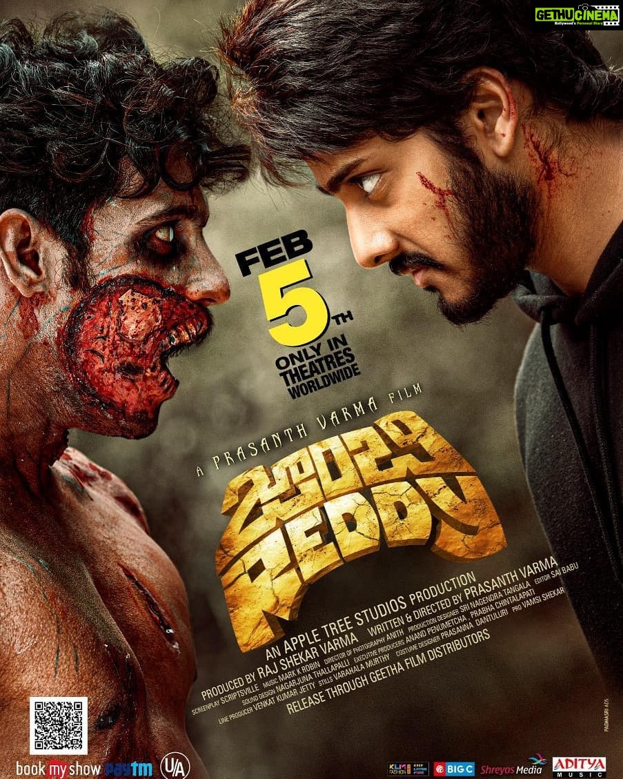 Teja Sajja Instagram - Just 5️⃣Days to witness the zomcom of Zombified Humans🙎🏻♂️🧟♂️ coming with comedy #ZombieReddy🔥 #ZombieReddyOnFeb5th 🧟♂️ ICYMI, Watch the Trailer Here! 👇🏻 ▶️: https://youtu.be/NHQn4AtMbns @PrasanthVarma @iamMarkKRobin @adityamusic @ursvamsishekar @appletreeoffl @haashtagmedia @shreyasgroup