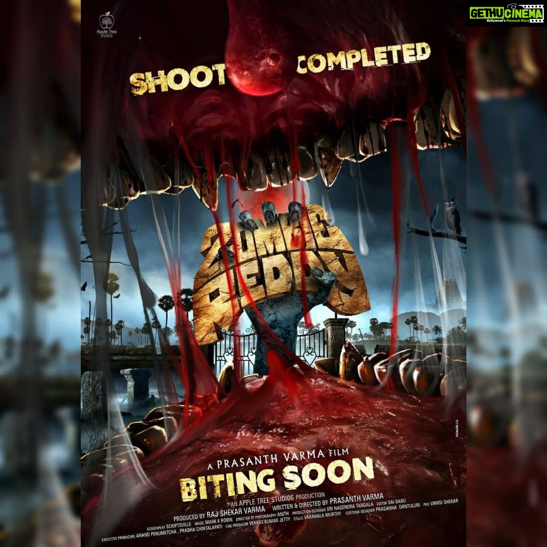 Teja Sajja Instagram - How many of you are waiting for the teaser? Comment below with #ZombieReddy, the more comments we see, the faster he comes to you! Make some noise! A @prasanthvarmaofficial film! @appletreeoffl #rajshekarvarma