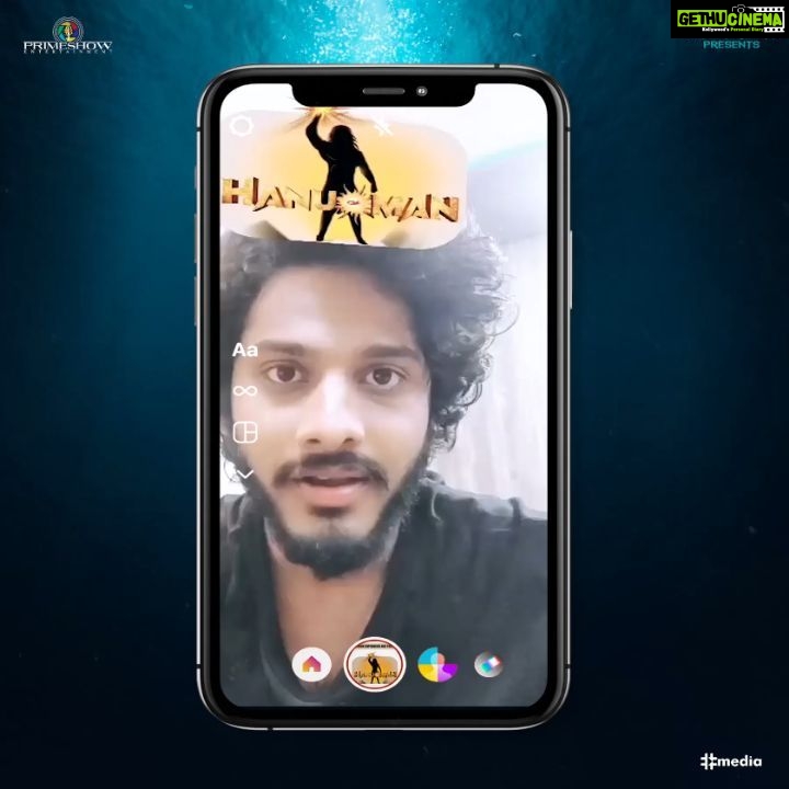 Teja Sajja Instagram - Who's your favorite SuperHero?! #HanuManFilter is out now! π€© β‘οΈClick this link ππ» http://bit.ly/Hanu-Man_Filter β‘οΈNod your head & record the video β‘οΈPost it on social media with #HanuManLoading πππππΆπππ A @PrasanthVarma Film! π¬ @tejasajja123 @Niran_Reddy @Primeshowtweets @haashtagmedia @ursvamsishekar