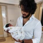 Teja Sajja Instagram – Babai now ☺️ 
Welcome to the 🌍 
Niece and nephew 🤍