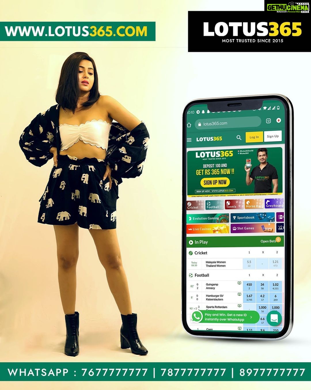 Tejasswi Prakash Instagram - @Lotus365world Www.lotus365.com Cricket fan since forever? It's time to be on the front foot and WIN Big 365 days! Whatsapp - +917677777777, +917877777777, +918977777777 Registering now gets you a bonus of Rs 365 along with a 5 THOUSAND bonus on your 1st Deposit. Download now on LOTUS 365- India's 1st Licensed Auto Deposit & Withdrawal Gaming Company. Bet now and cash in your profits instantly. With Over 300+ Sports Like Cricket, Football Tennis, Teenpatti, Roulette, Andarbahar, Dragon Tiger, Lucky7, 32 Cards, Baccarat 300+ More Casino Game 💰INSTANT ID creation In 1 Minute 💰Free instant withdrawals 24*7 💰Premium and prompt customer support 24*7 💰No Tax On Winning 💰Over 1 Crore + Users 💰 Login Now To Www.lotus365.com Styledby: @Stylebysugandhasood Outfit: @Sabaayabymeher Clickedby: @Iqbal_ahmed_photography Shoes: @londonrag_in #Cricket #Ipl #WorldCup #Bigbash #CPL #Natwest #Asiacup #psl