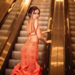 Tejasswi Prakash Instagram - Stairway to freedom 🌞 . . . Style by : @kmundhe4442 Outfit by : @meghakapoorlabel Mua : @ridamakeovers Hairstylist : @sunnyhairartist Photography by : @shivamduaphotography