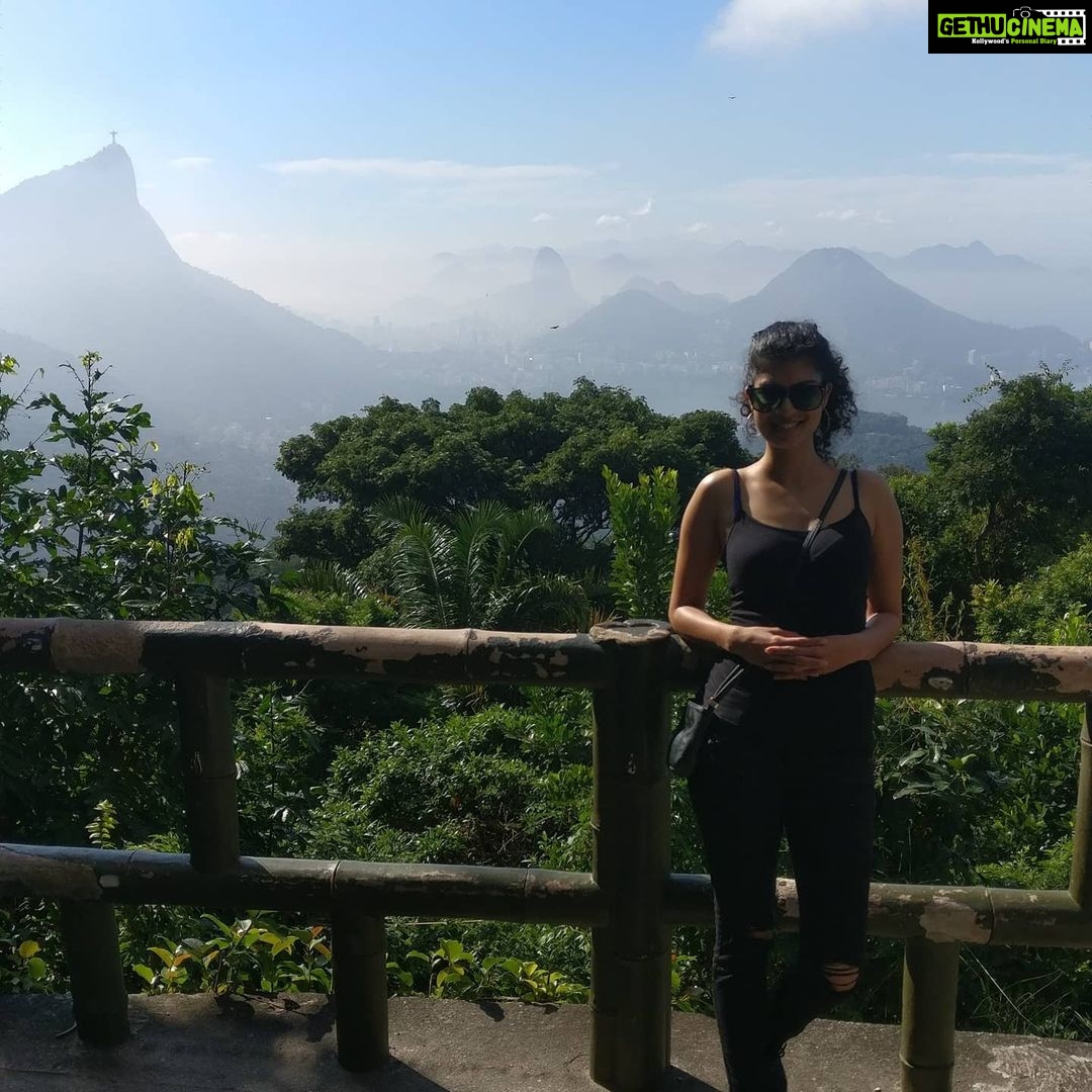 Tina Desai Instagram - Take me back!!! Notice the Christ Redeemer top left corner ❤️❤️❤️ #rio #riodejaneriobrazil #rainforesttrek