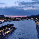 Tina Desai Instagram – My customary stroll along the Seine 🌺