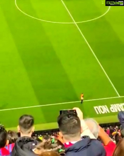 Tina Desai Instagram - Was ridiculously thrilled to be able to watch Pique's last match at Camp Nou! It was a completely packed stadium and we got tickets at the last minute by some stroke of mad luck. To be able to experience the energy of a Barca match in Barcelona is bucket list stuff!! Wat a night!!! #fcbarcelona #gerardpique #nighttoremember❤️