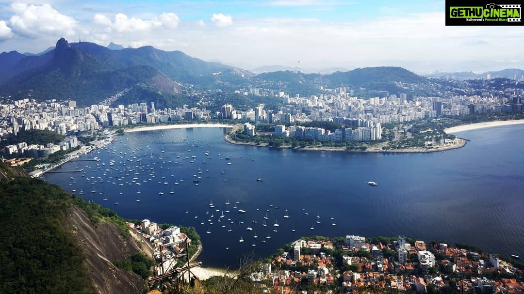 Tina Desai Instagram - The extraordinary views of Rio de Janeiro from #sugarloaf and #corcovado mountains ❤️❤️❤️