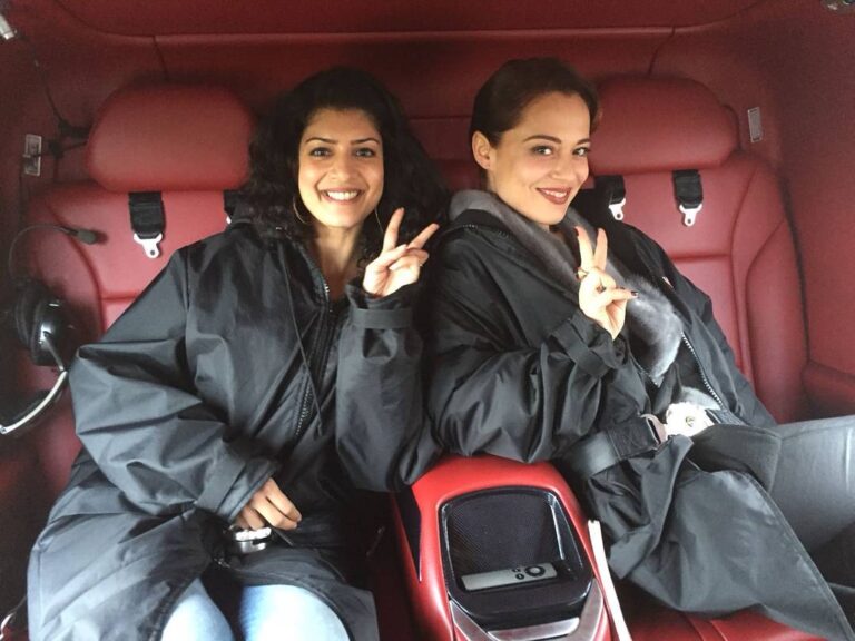 Tina Desai Instagram - Fun chopper ride with stunts! Kala and Lila make Kali- destroyer of evil. We could be a force! @valeriabilello @no_regretti_
