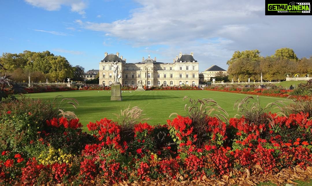 Tina Desai Instagram - Luxembourg palace and gardens