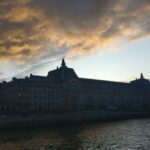 Tina Desai Instagram - River cruise at sunset to get the best light. If I'm gonna be away from home for Diwali, better see the city light up to compensate. Happy Diwali, all!!! #parisatsunset #france