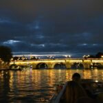 Tina Desai Instagram - River cruise at sunset to get the best light. If I'm gonna be away from home for Diwali, better see the city light up to compensate. Happy Diwali, all!!! #parisatsunset #france