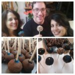 Tina Desai Instagram - GREAT eve making cake pops with @jeffreypaulbeauty !!! N they taste divine!!!