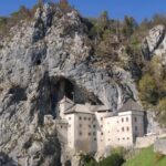 Tina Desai Instagram – Predjama castle made by carving into the mountain and the rest constructed and protruding from the mountain.
The view from the castle was of the village at the time with no trees whatsoever so the view was uninhibited and offered better protection from attacks.
#medievalcastles #slovenia🇸🇮