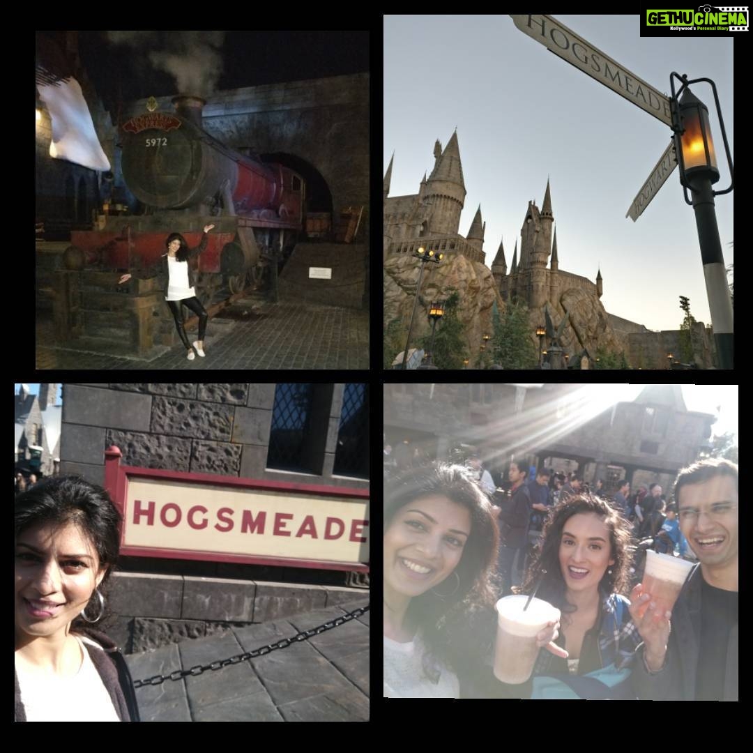 Tina Desai Instagram - Perfect birthday spent at Hogwarts and Hogsmeade!!! I think I should call it a magical birthday! Haha!!!