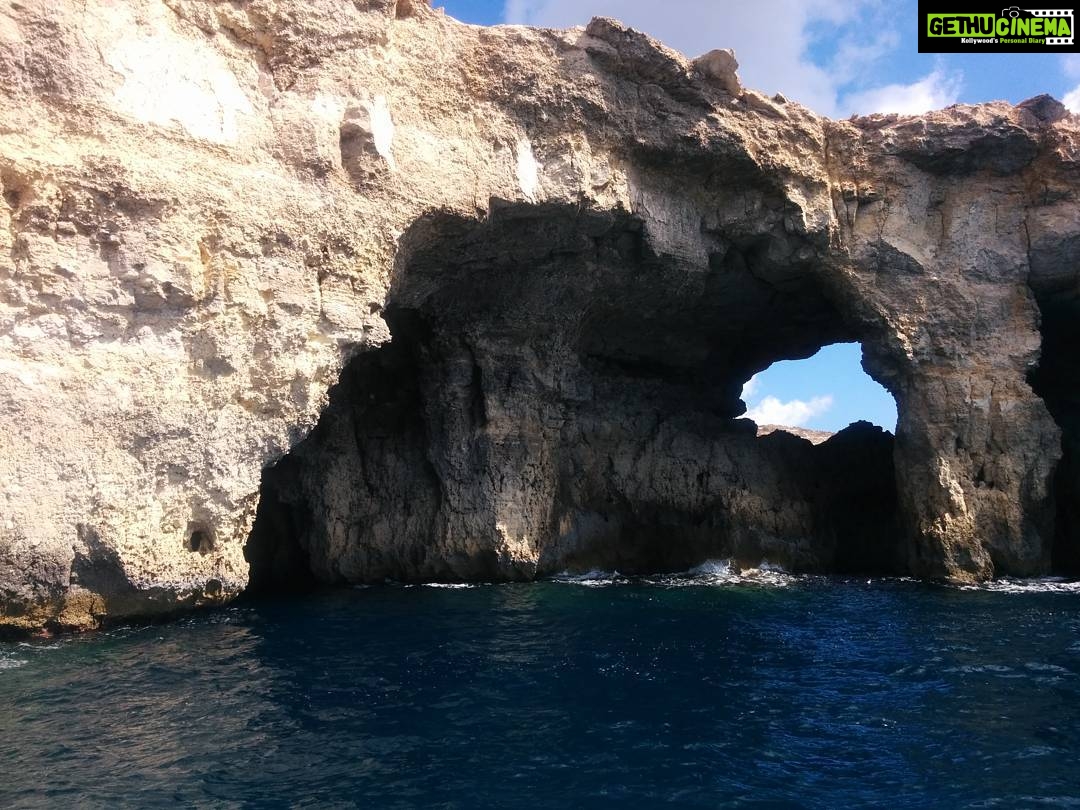 Tina Desai Instagram - The #caves of blue lagoon, Malta