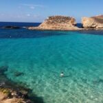 Tina Desai Instagram - The most beautiful place I've ever been to- #Blue Lagoon, #Malta