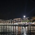 Tina Desai Instagram - Sunset jazz cruise in Barcelona 😍 Last clip has the moonlight glittering in the water. Most magical✨