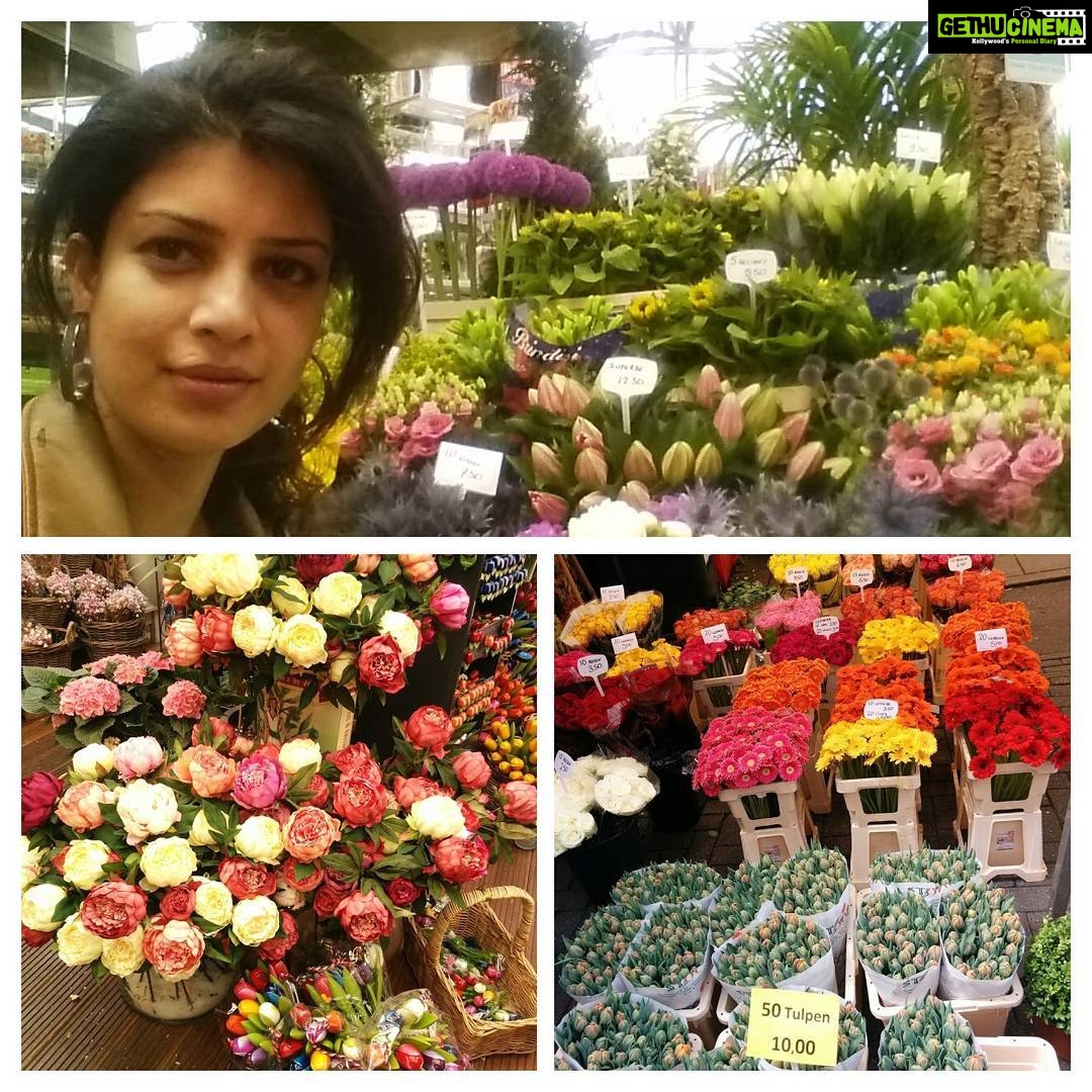 Tina Desai Instagram - #Flowermarket, #Amsterdam