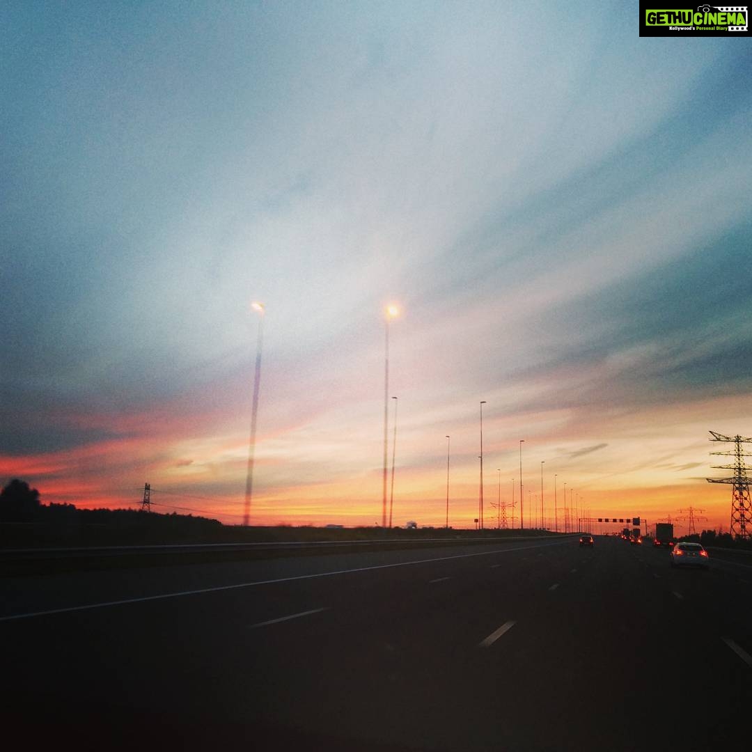 Tina Desai Instagram - The sky this evening #amsterdam