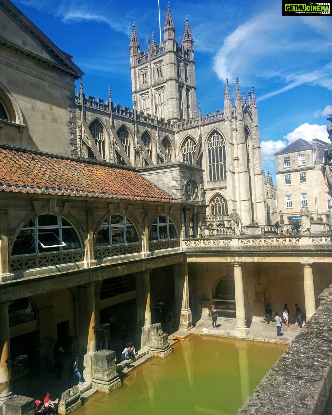 Tina Desai Instagram - The Roman baths in #Bath