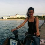 Tina Desai Instagram - Cycled along this path today :) #lakeshoredrive #chicago
