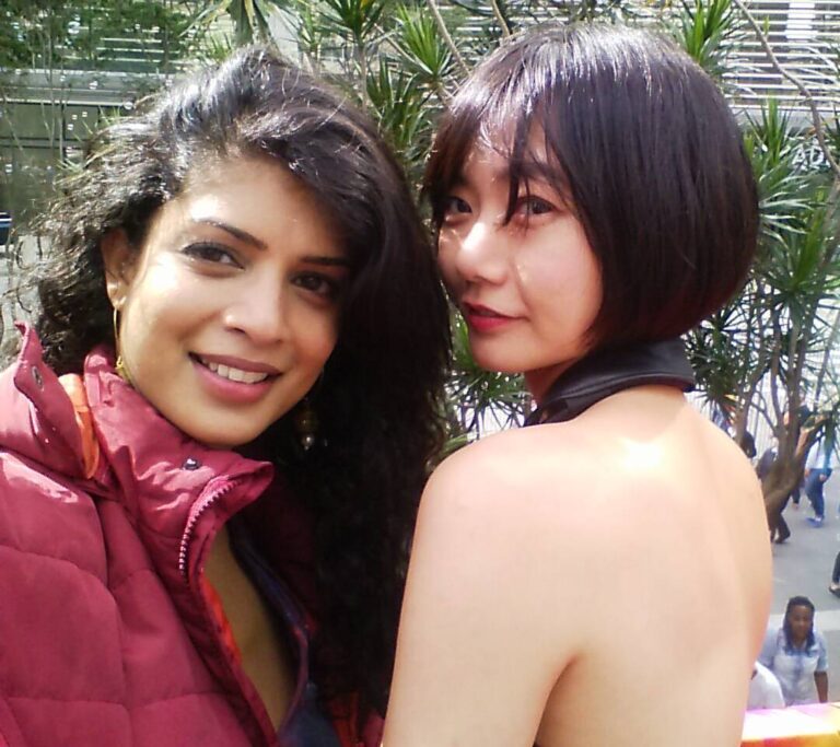 Tina Desai Instagram - On the float, with the Star DB :)