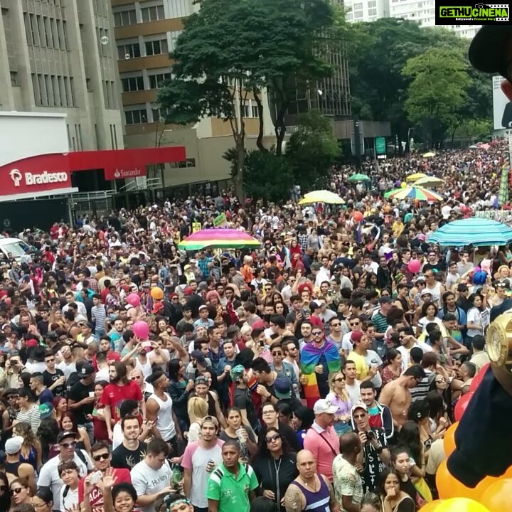 Tina Desai Instagram - For the love, support and all that passion - thanks so much #Brazil!!!! #saopaulopride2016