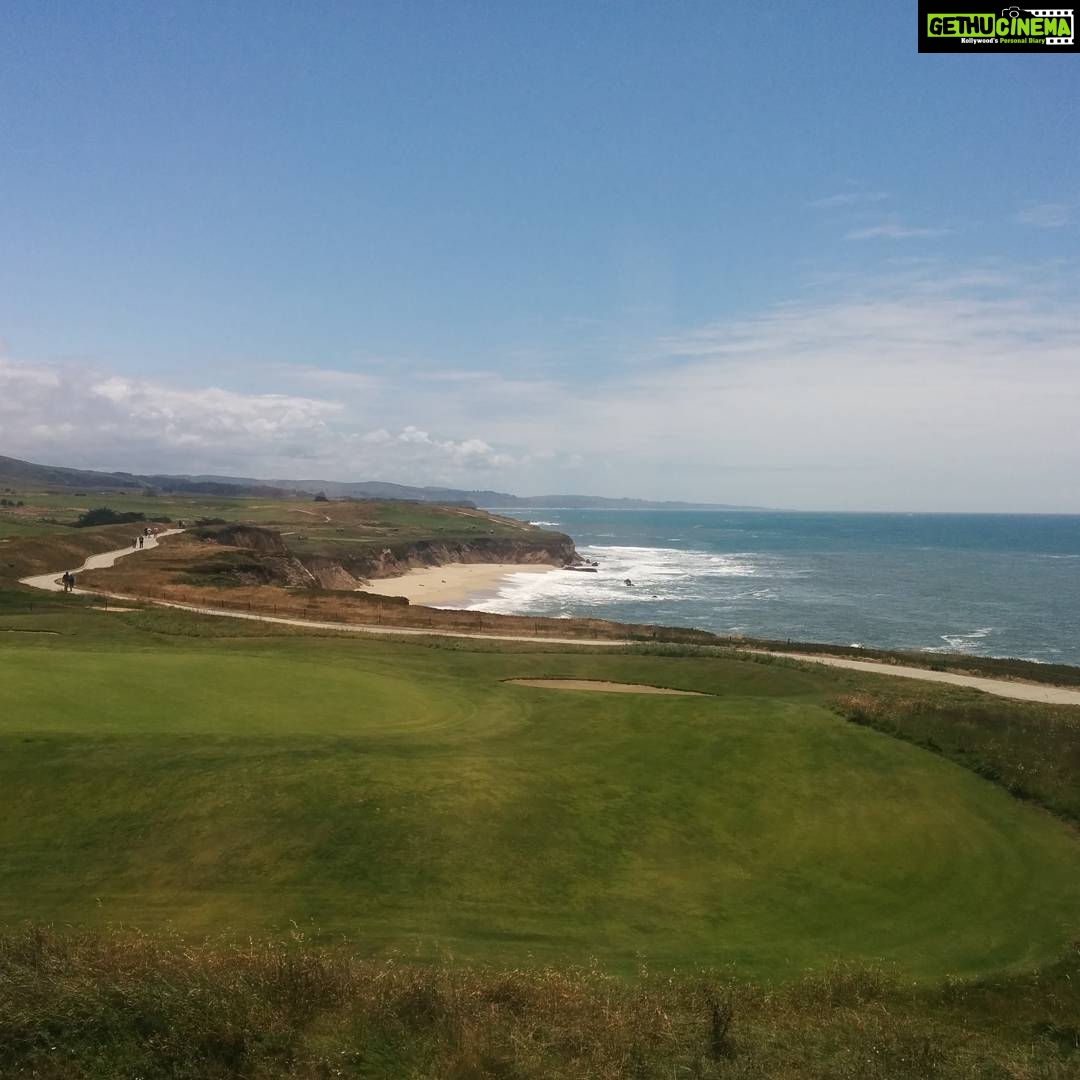 Tina Desai Instagram - #roomwithaview this one's breathtaking!!! #halfmoonbay #sunnycalifornia