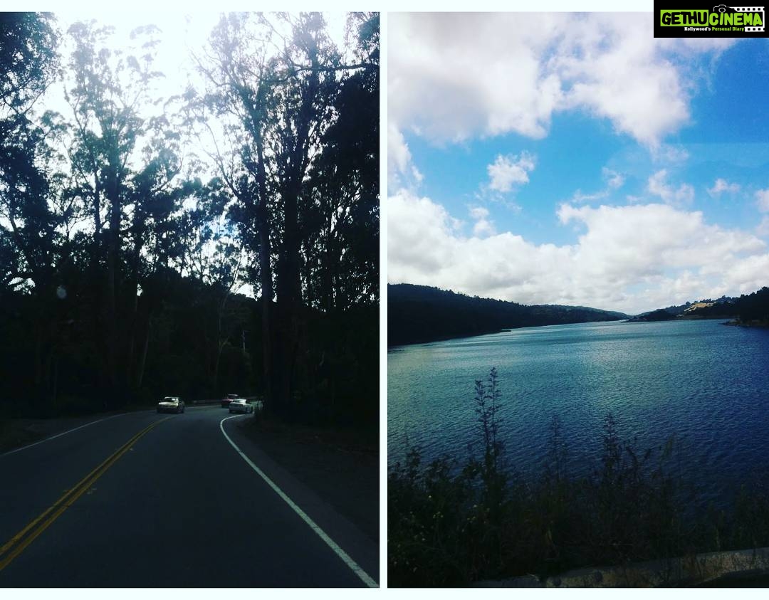 Tina Desai Instagram - The view while driving to work :)