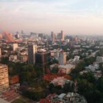 Tina Desai Instagram – #roomwithaview  #Mexico city #sunrise