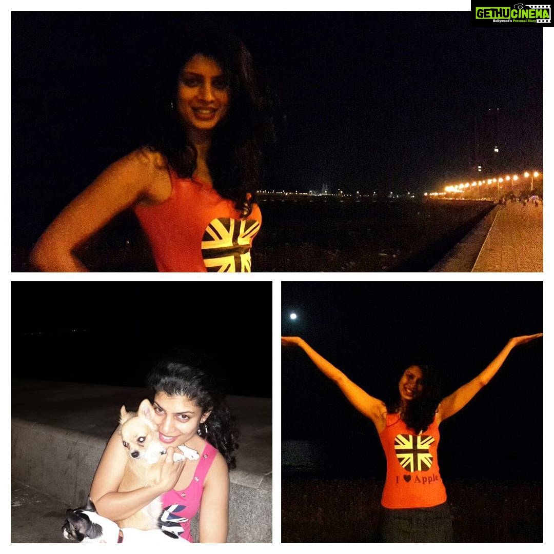 Tina Desai Instagram - My midnight drive to Sobo. Also met my furry friends. :)